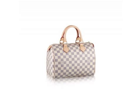 bauletto damier bianco louis vuitton|louis vuitton speedy bandouliere.